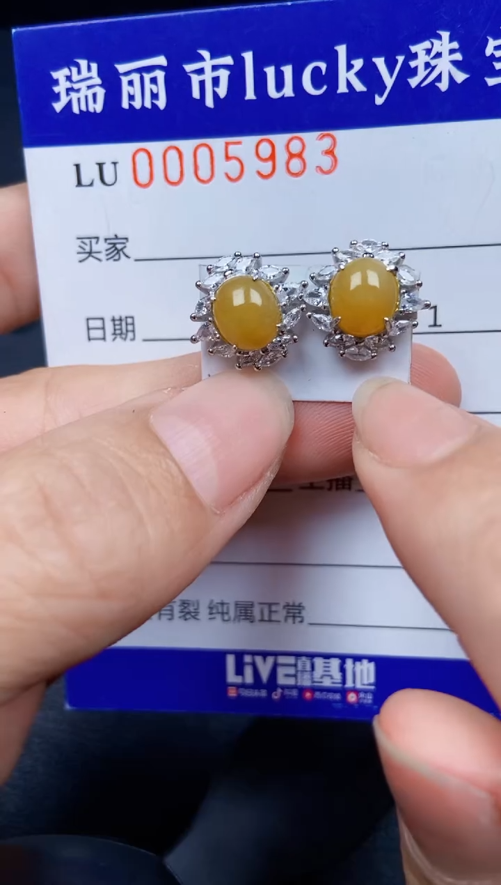 【闪购商品】翡翠颈饰银S925镶嵌5983