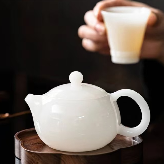 JS1119冰种璞玉大号西施壶泡茶壶