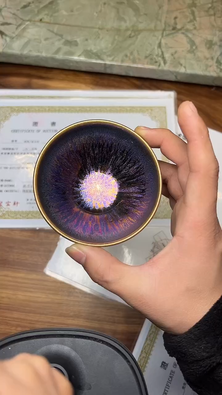 【闪购商品】茶盏名家赵书全建盏（带证书礼盒）8