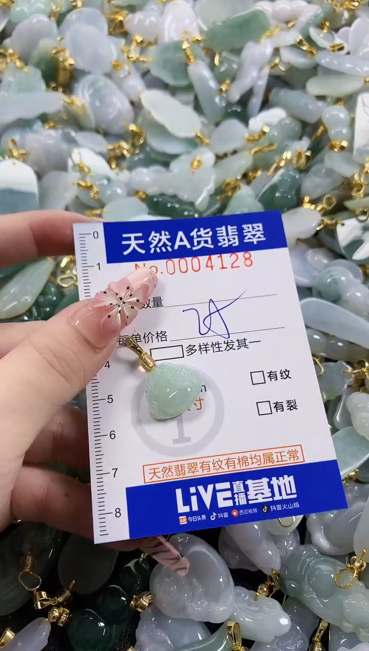 颈饰未镶嵌翡翠天然A货翡翠