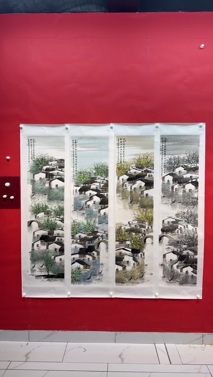 国画画家陆远华纯手绘原作