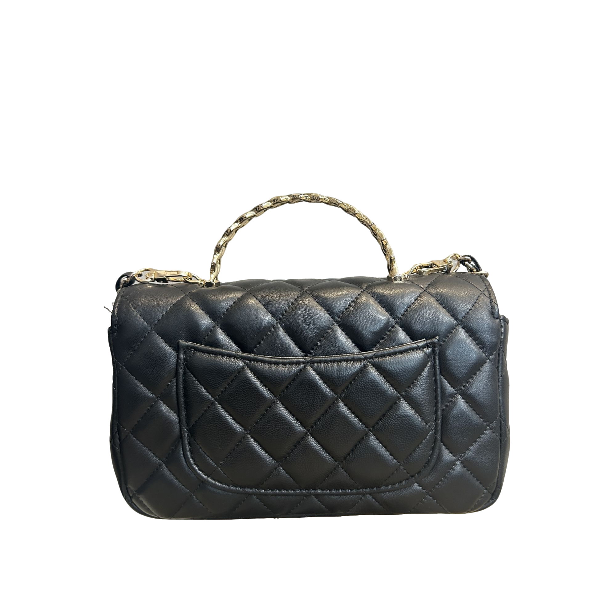 TOLEX2025新款手工时尚钻重工百搭女包黑色/红色20cm