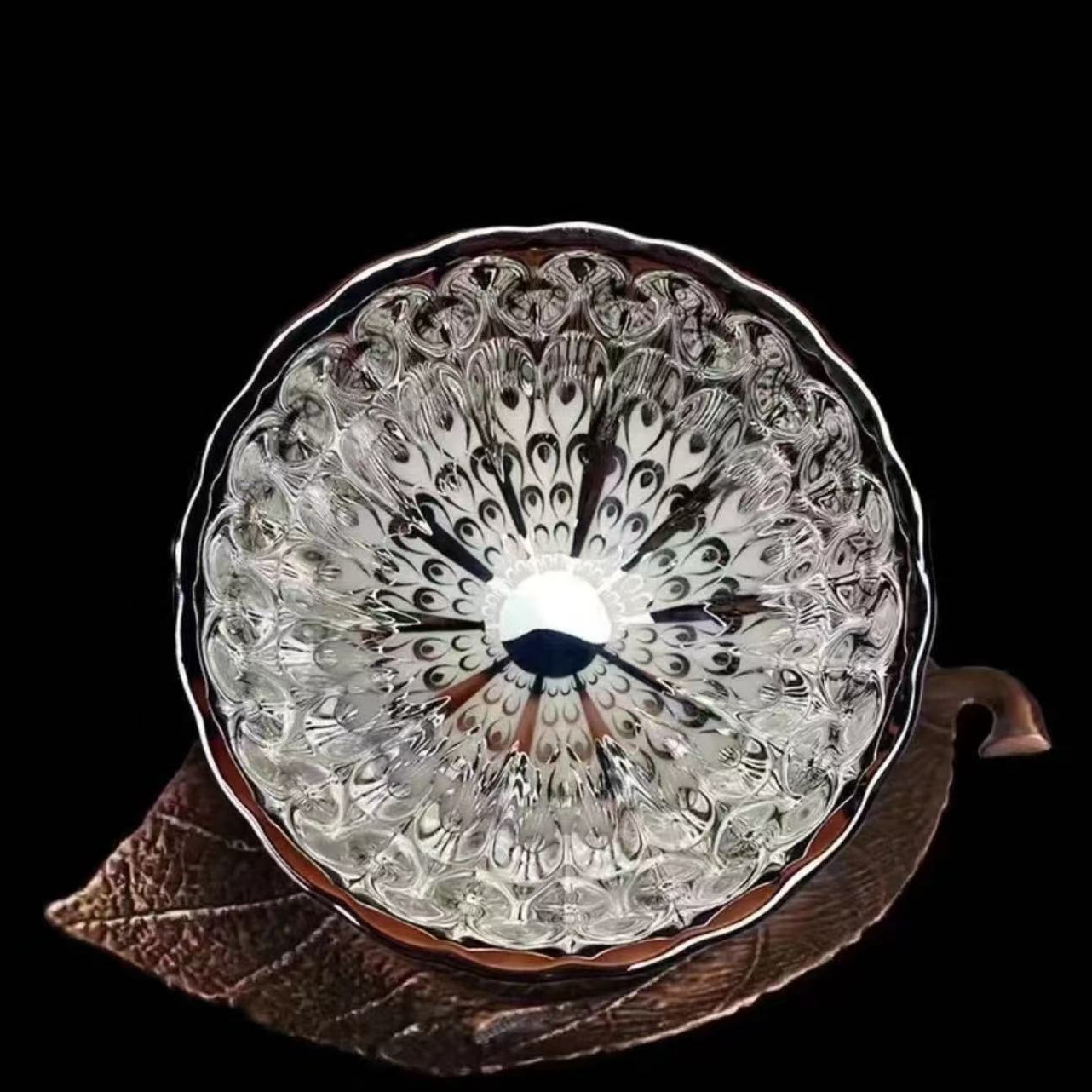 【闪购商品】高端茶器 梦幻白羽 主人杯