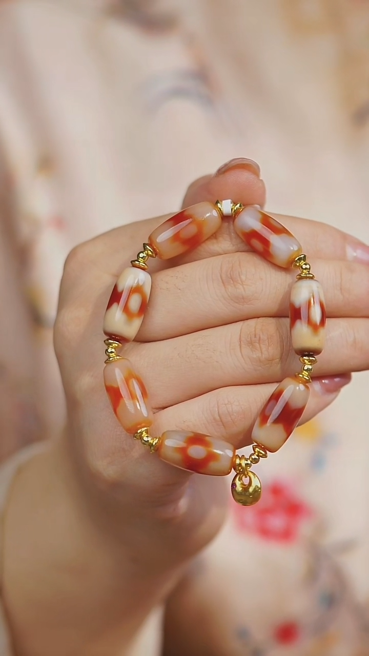 玛瑙/玉髓手串未镶嵌多样性发其一