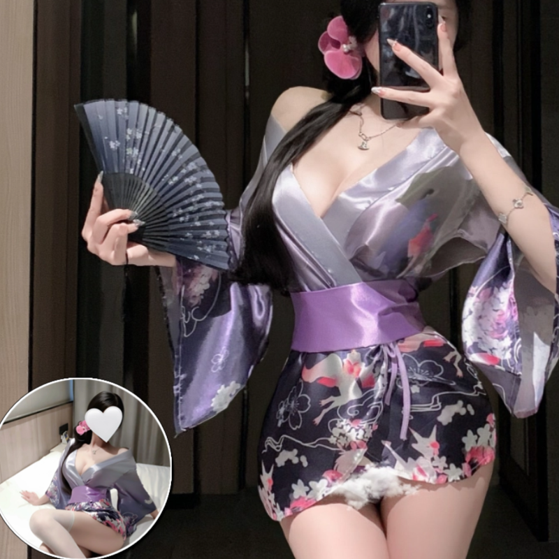 维纳斯Mimi新款性感和服免脱诱惑装床上激情侣战袍羞耻私房睡衣
