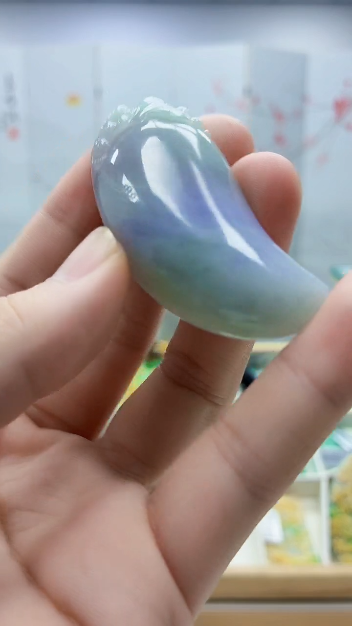 未镶嵌定制翡翠4688bb-毛货挂件66