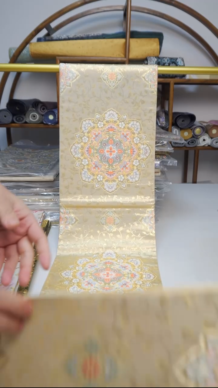 织绣109全通宝相花宝相花