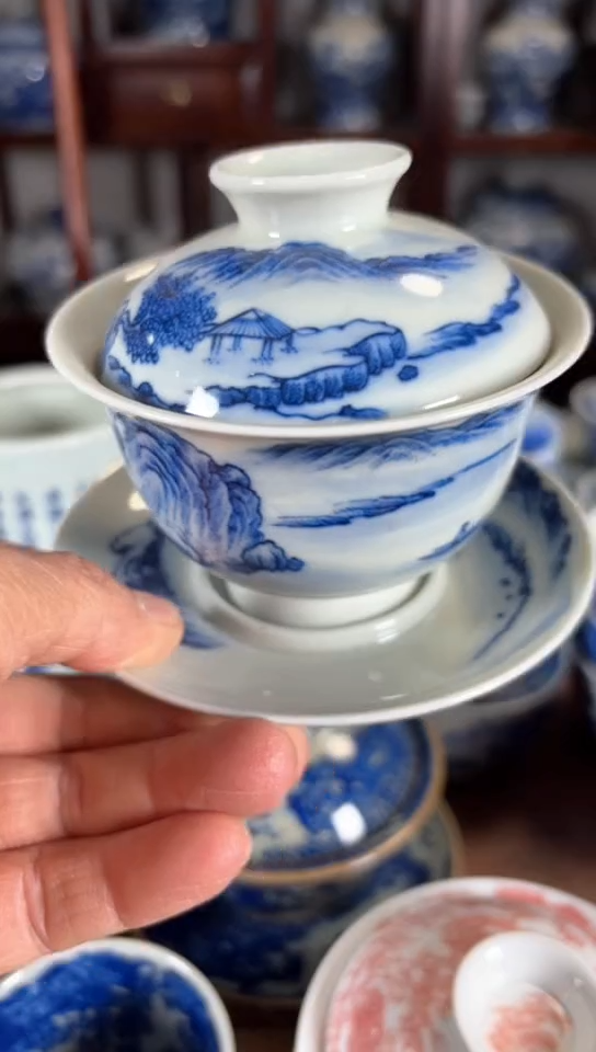 【闪购商品】杯瓷器杯子瓷器杯子盖碗