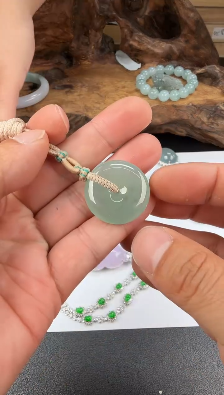 吊坠(不含链)未镶嵌翡翠翡翠饰品-127