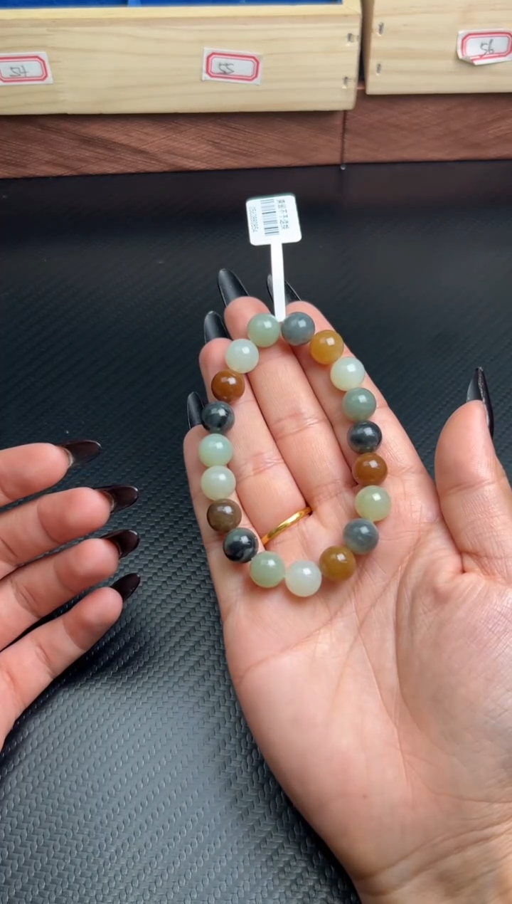 未镶嵌手串和田玉想****呀若羌微色差卡10P