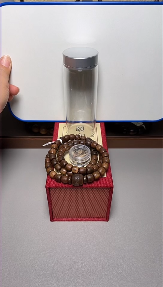 【闪购商品】沉香手串芽庄白棋0.9桶珠三圈