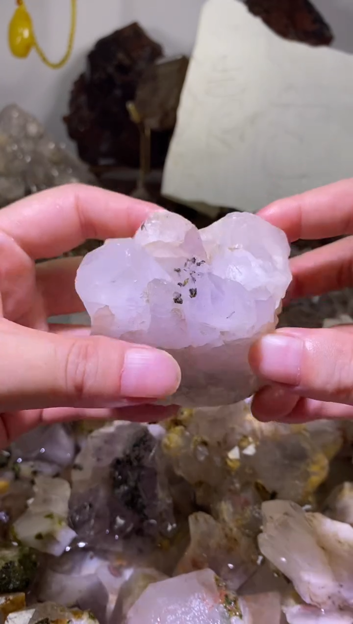 未镶嵌珠宝半成品水晶4号261g四川超七花园水晶