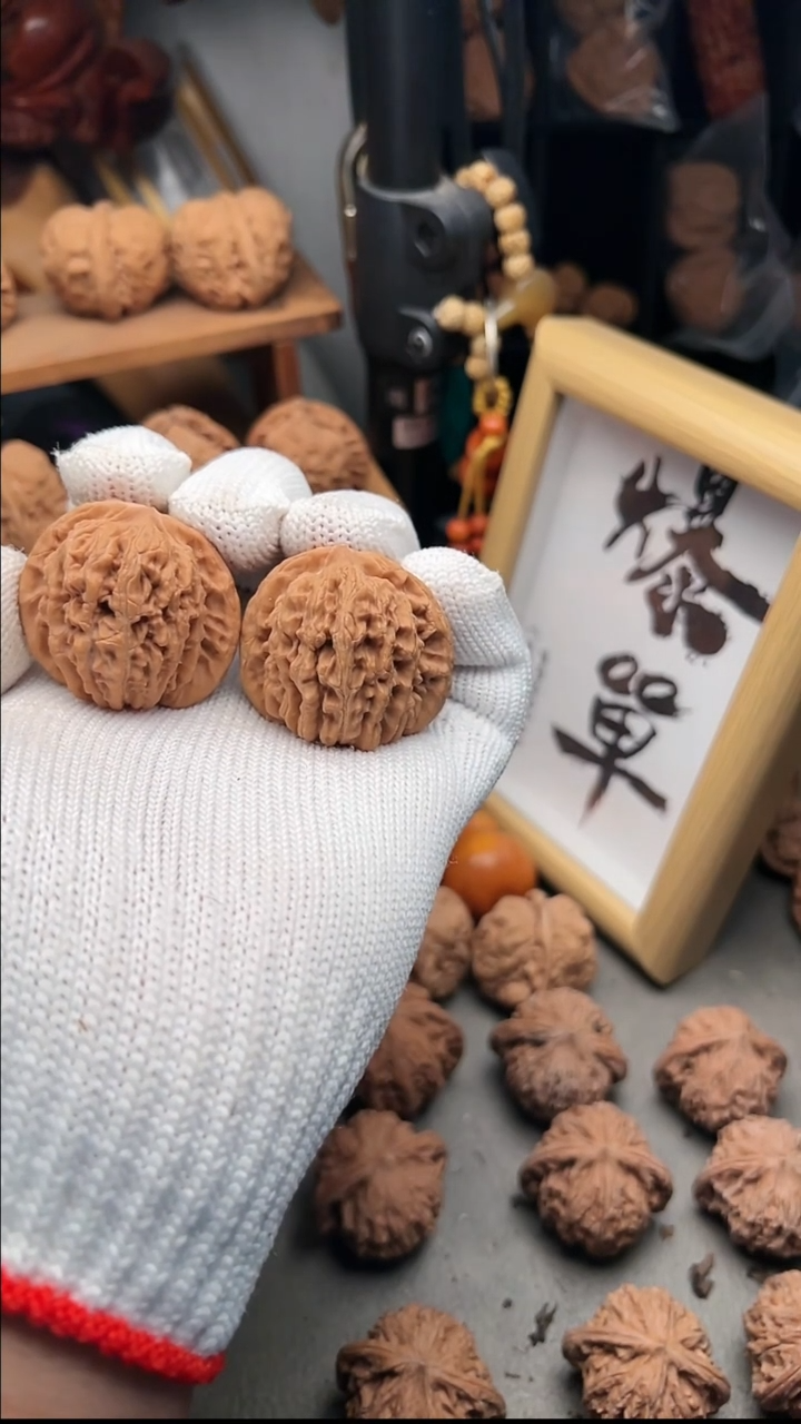 吊坠文玩核桃四座楼41