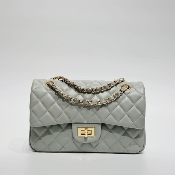 【特特甄选】XKY-6854-玛瑙灰高级轻奢高级时尚牛皮女包百搭通勤