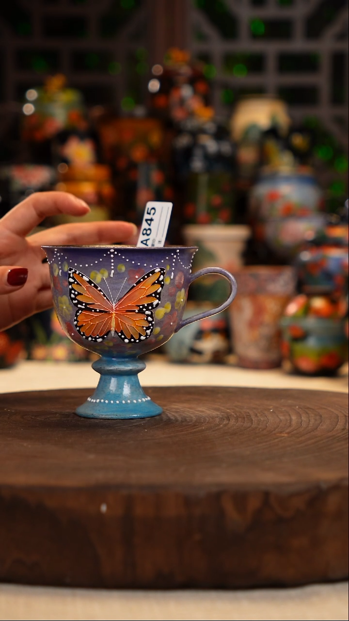 油画   手绘釉下彩845