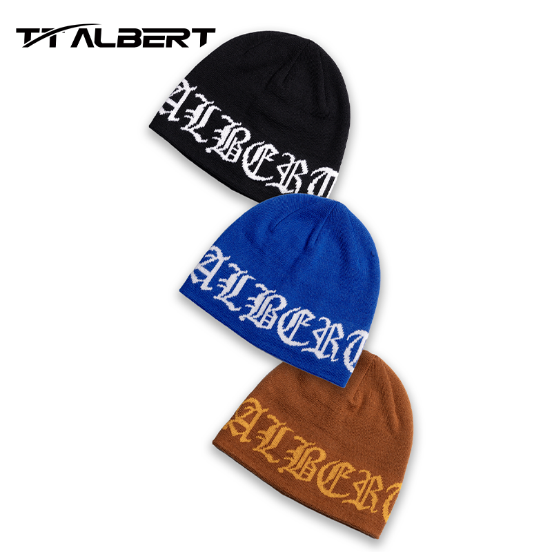 【TTALBERT】羊毛针织毛线帽子 男女同款冷帽 保暖滑雪帽