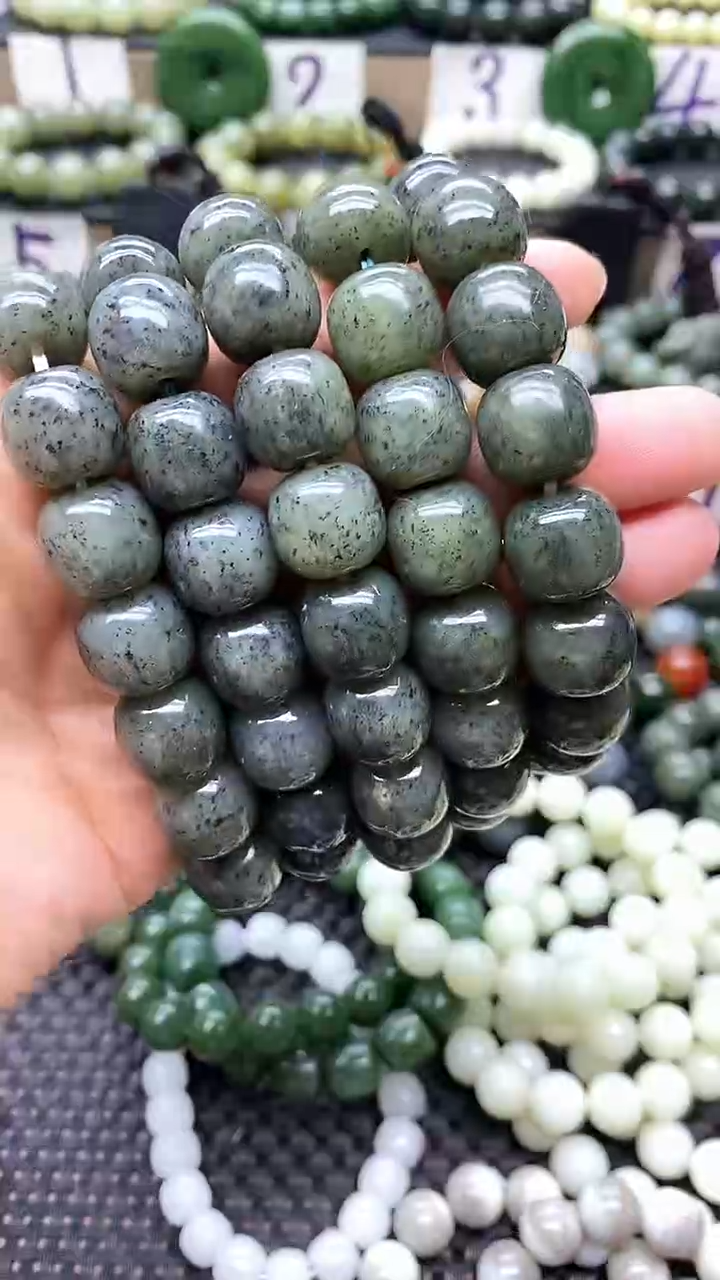 手串未镶嵌和田玉14青花多样性发货拍一发一