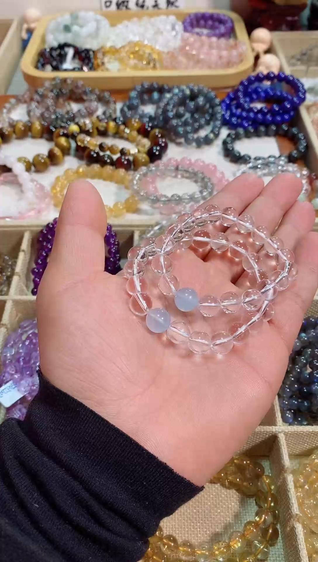 【闪购商品】水晶手链未镶嵌露丝同款9m+ (多样性发其一）