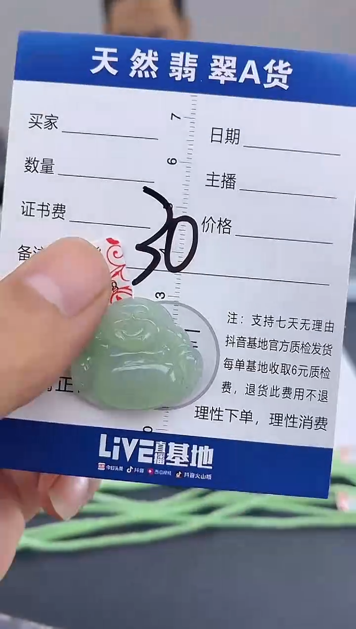 颈饰未镶嵌翡翠纯天然缅甸翡翠A货