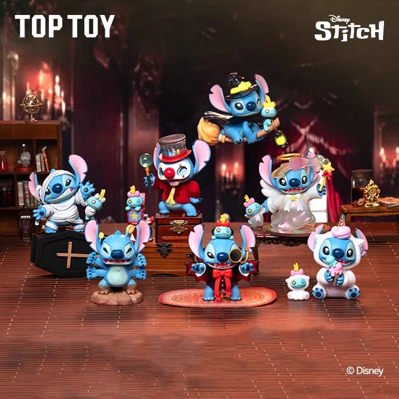 【拆盒】TOPTOY迪士尼正版史迪奇搞怪日记2.0史迪仔盲盒摆件