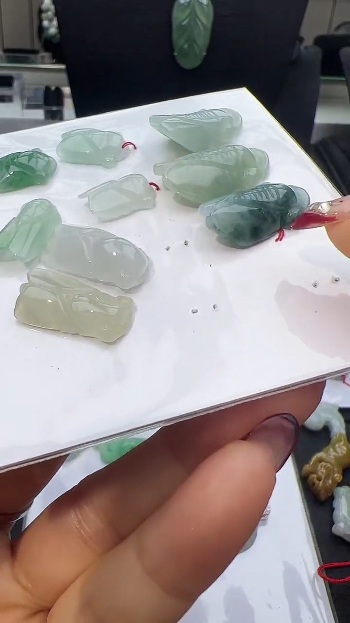 【闪购商品】翡翠颈饰未镶嵌一鸣惊人多样性发其一