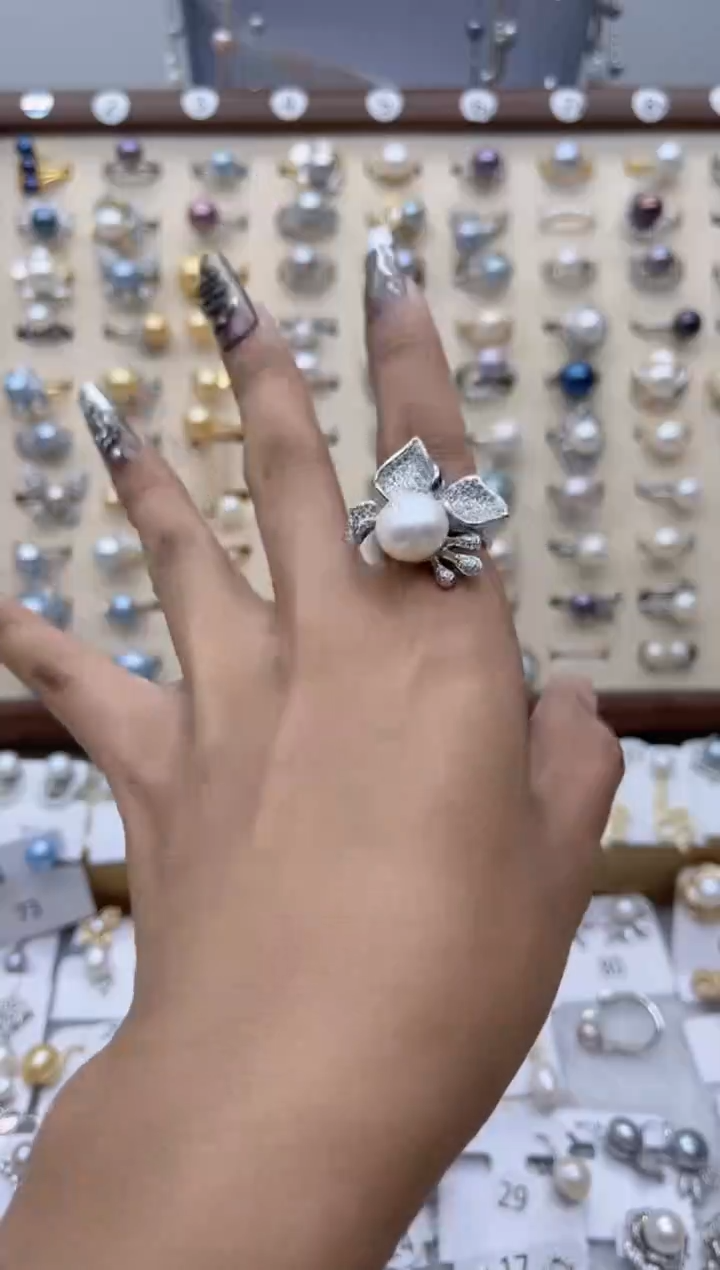 【闪购商品】淡水珍珠戒指合金50