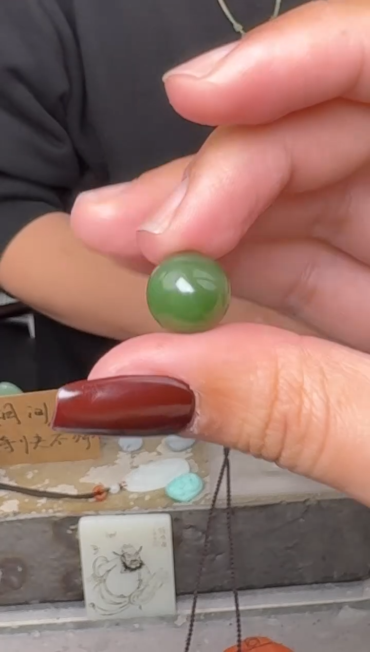 【闪购商品】和田玉挂件未镶嵌5048-12mm 多样性发其一