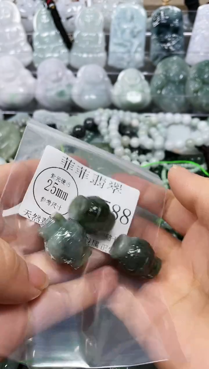 【闪购商品】翡翠颈饰未镶嵌瑕疵品4588