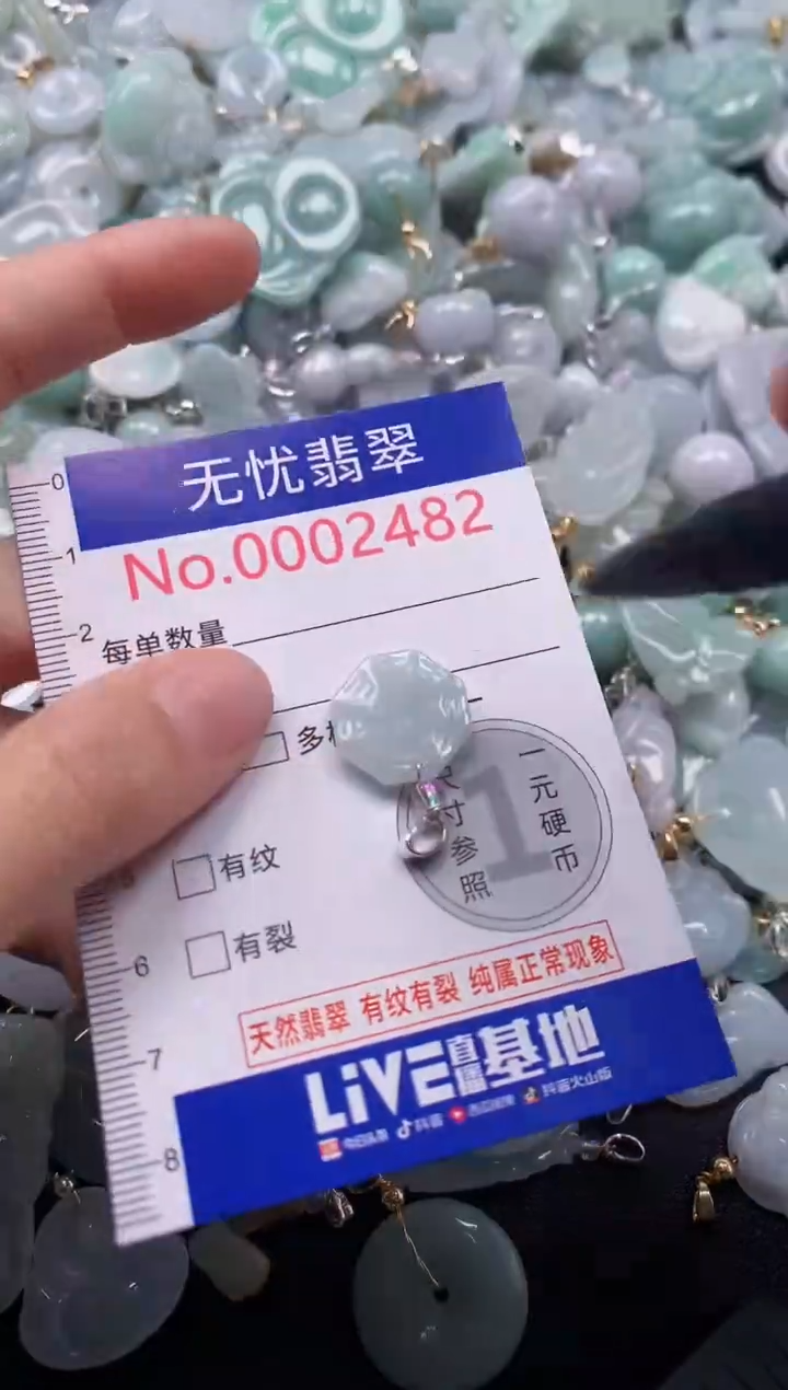 颈饰未镶嵌翡翠2482