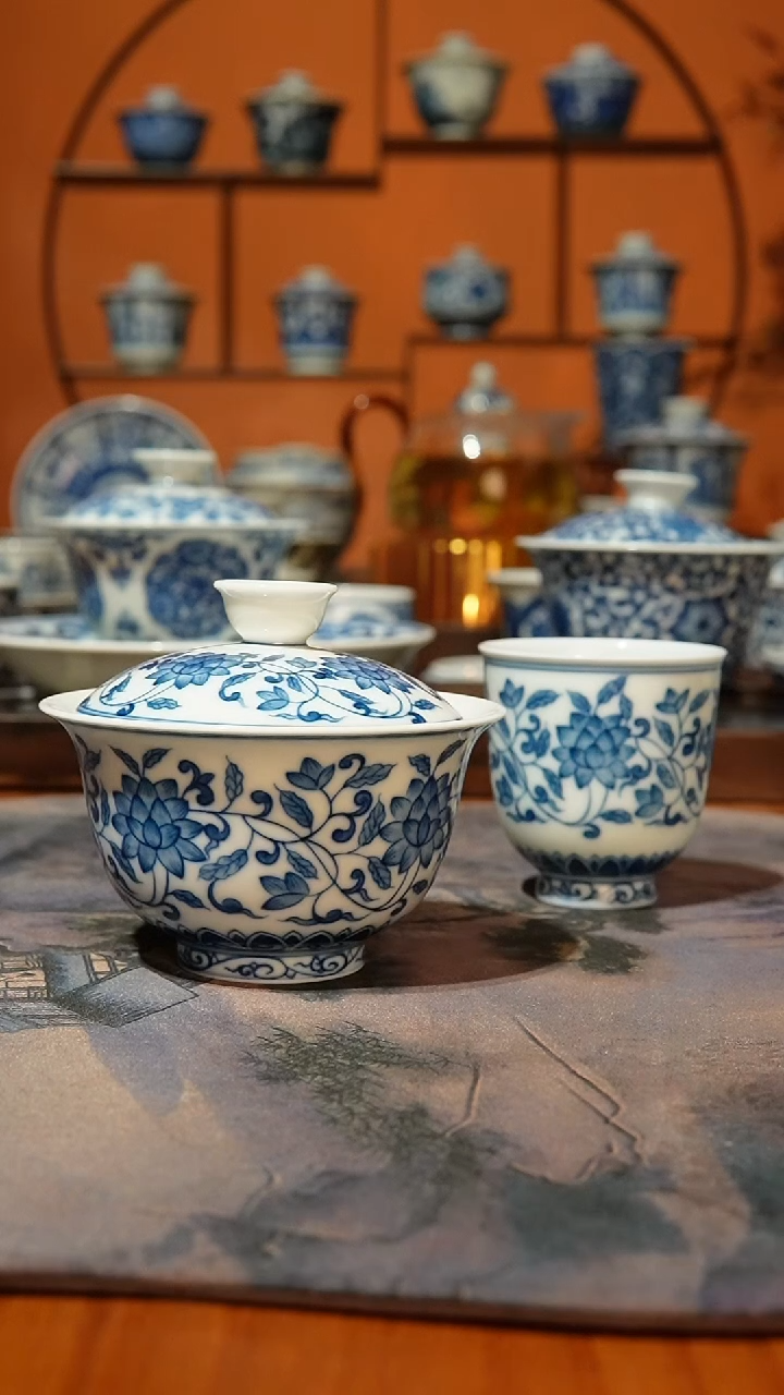 【闪购商品】景德镇镹曰陶手工手绘茶具