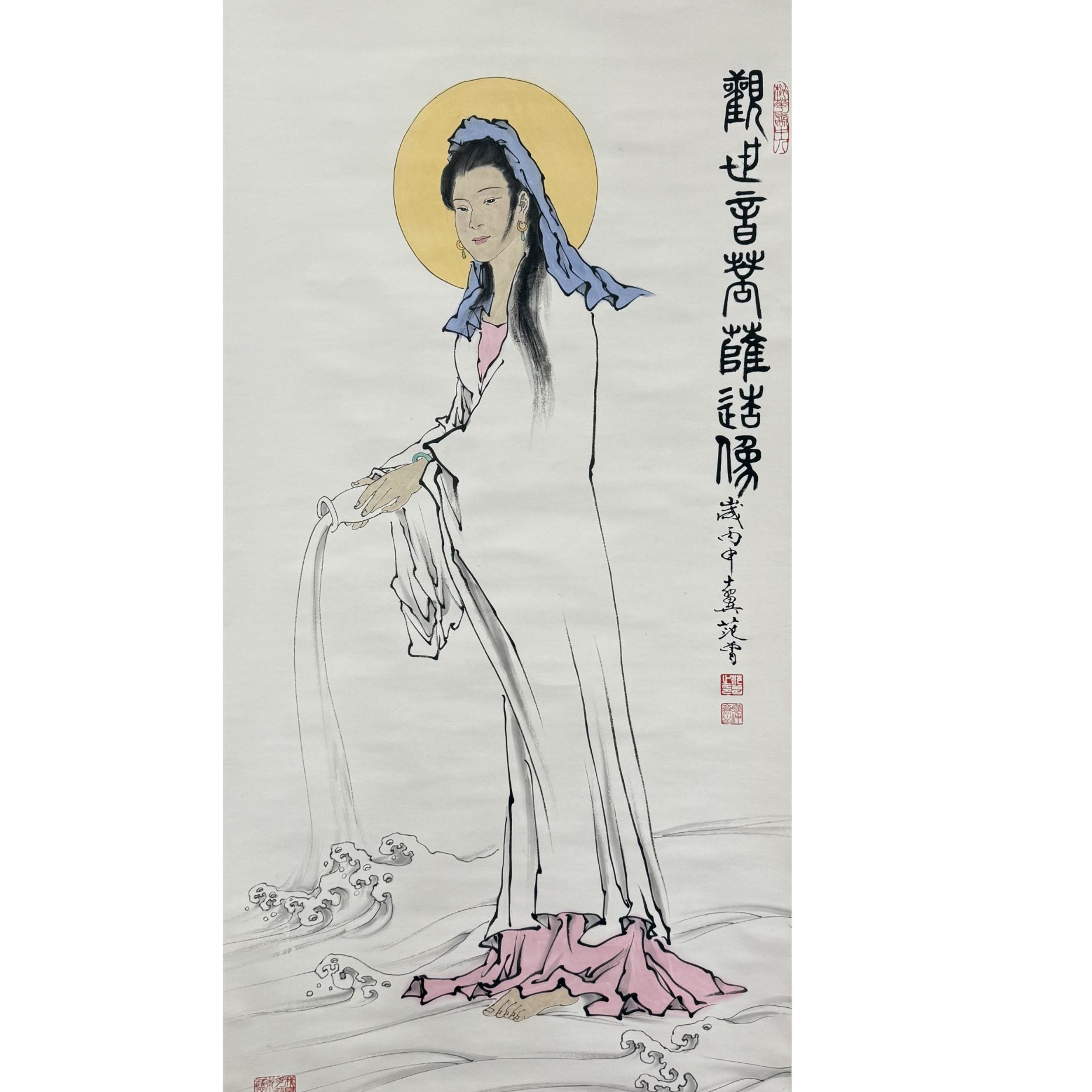 【人物画】   136×68    CP-30215   立轴