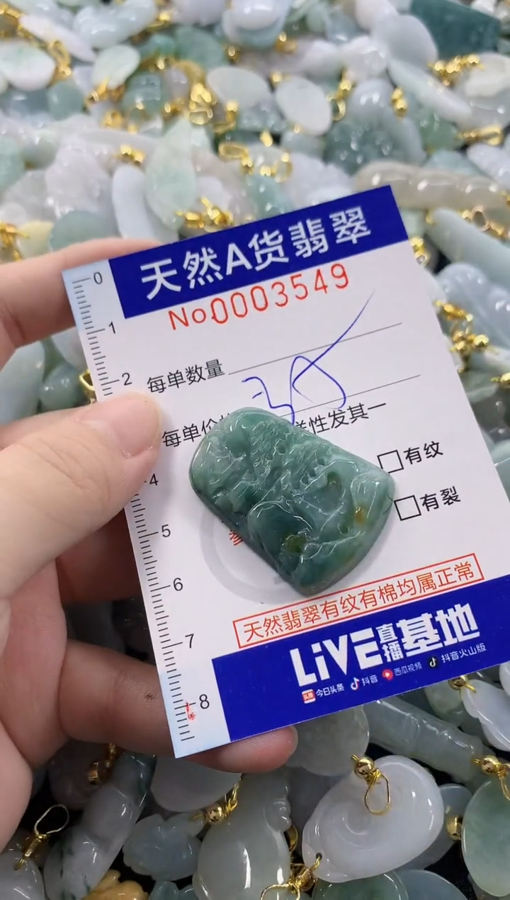 颈饰未镶嵌翡翠天然A货翡翠