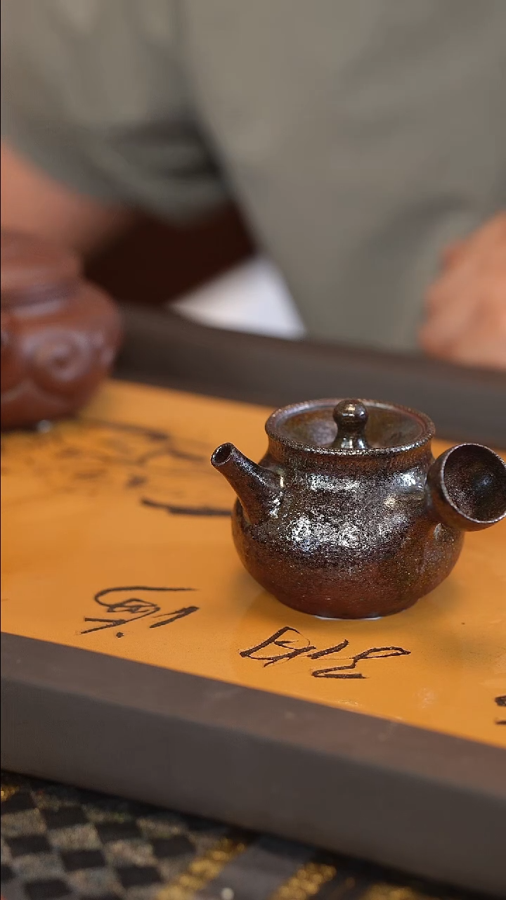 茶壶紫砂原矿手工制作