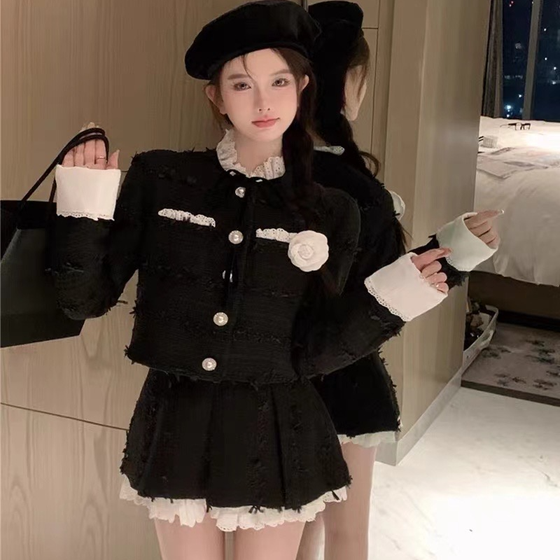 苏茉茉法式设计感气质显瘦纯欲辣妹款女装--外套拍（199-369）