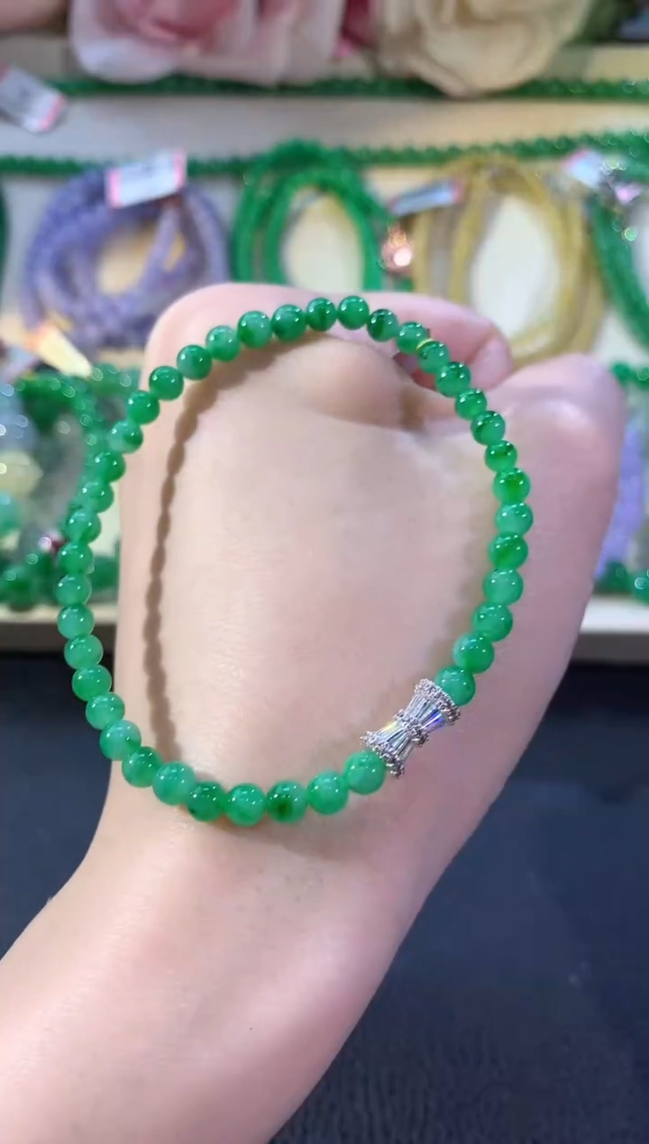 未镶嵌手串翡翠冬日珠宝E164