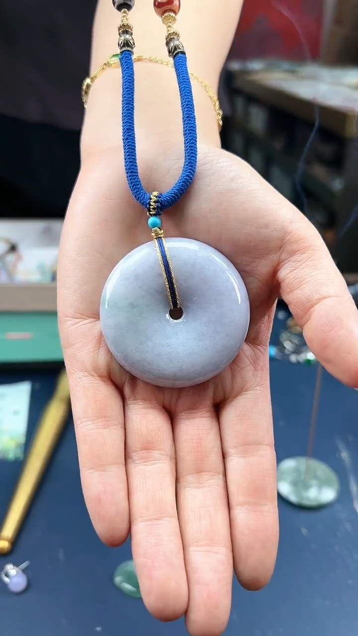 【闪购商品】翡翠吊坠(不含链)未镶嵌翡翠平安扣吊坠