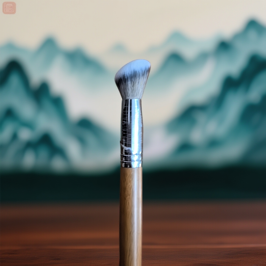 木柄超柔软大刷修容腮红刷纤维毛新手适用