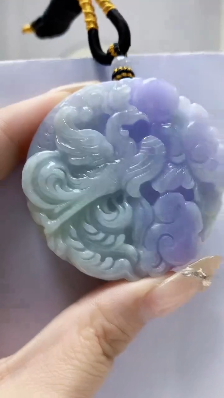 未镶嵌定制翡翠5060DD-毛货挂件107