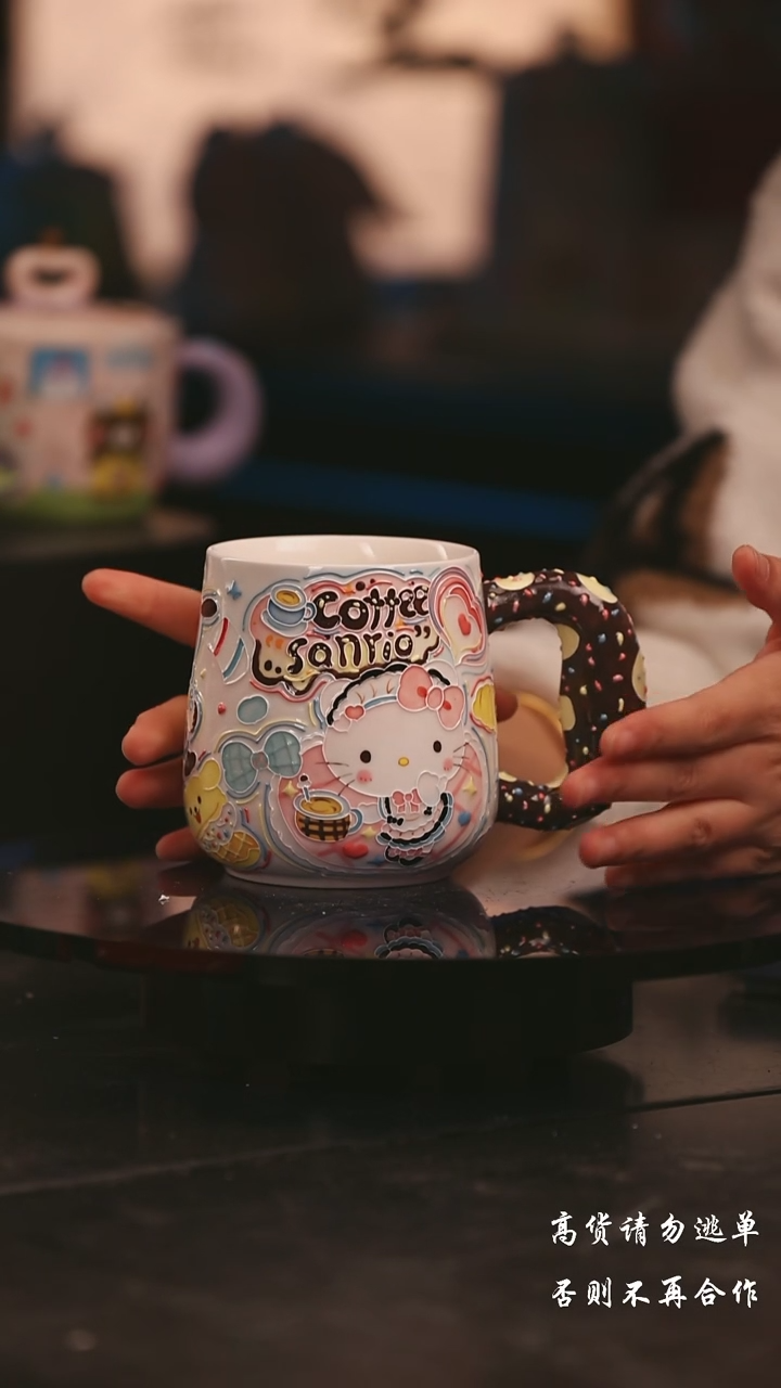 陶瓷景德镇可爱设计师款陶瓷