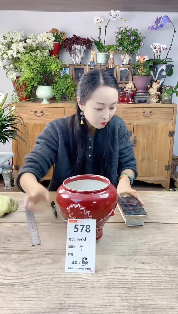 小玩子花盆直播编号578