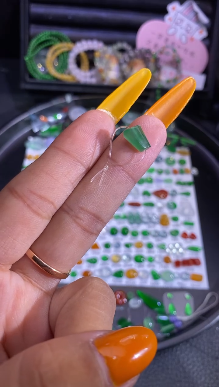 未镶嵌挂件翡翠珠子