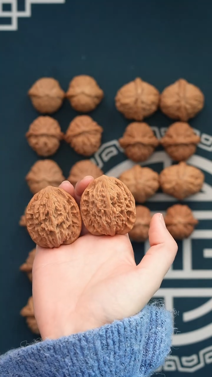 吊坠文玩核桃麦穗虎头41全