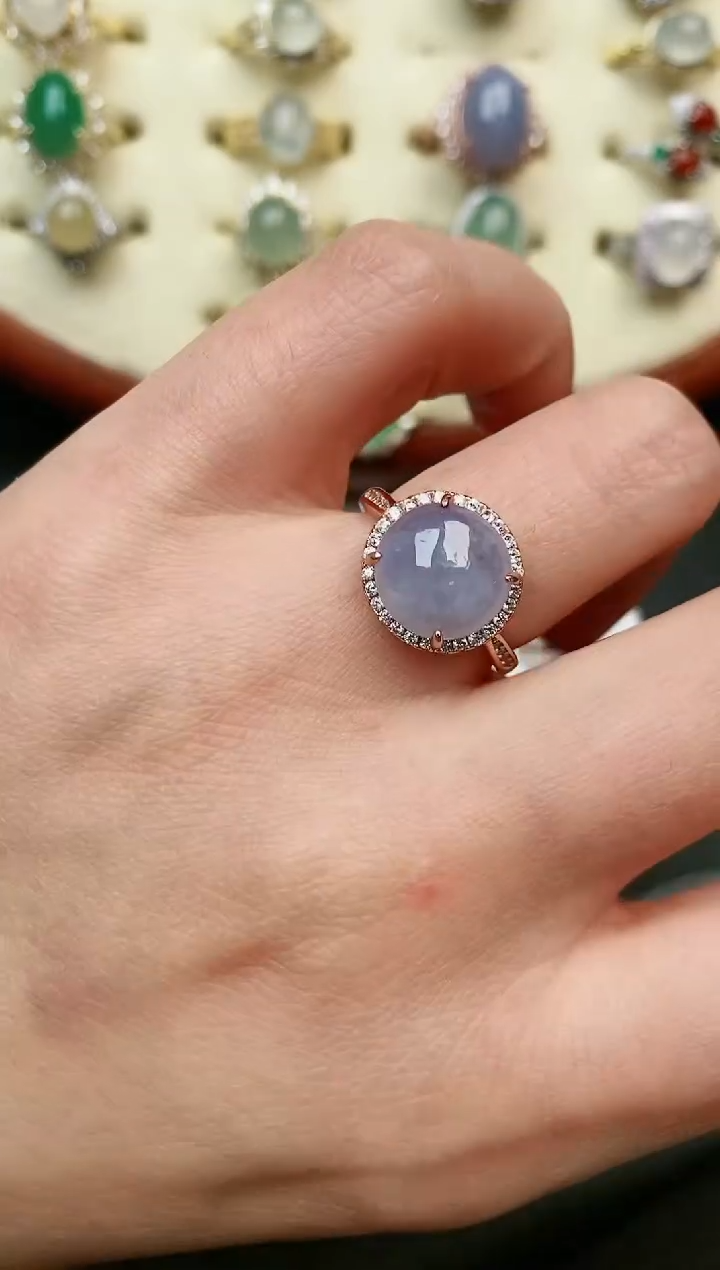 【闪购商品】翡翠戒指银S925镶嵌....