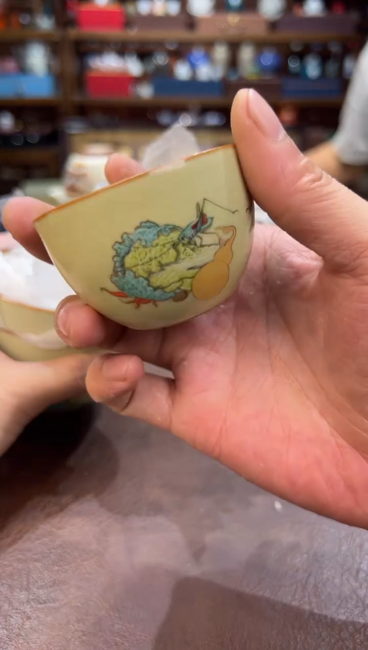 c真的真的超级便宜026醒狮带茶盘