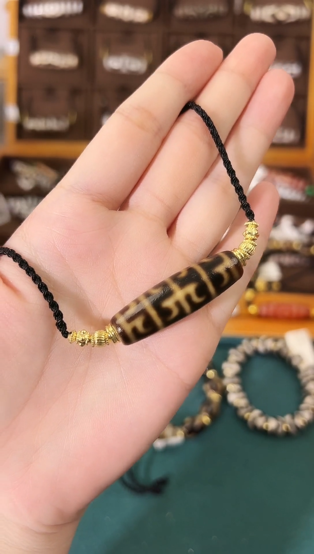 玛瑙/玉髓（覆膜）颈饰合金33（微瑕随机发货）