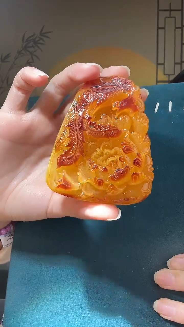 【闪购商品】琥珀裸石未镶嵌A0370天然蜜蜡