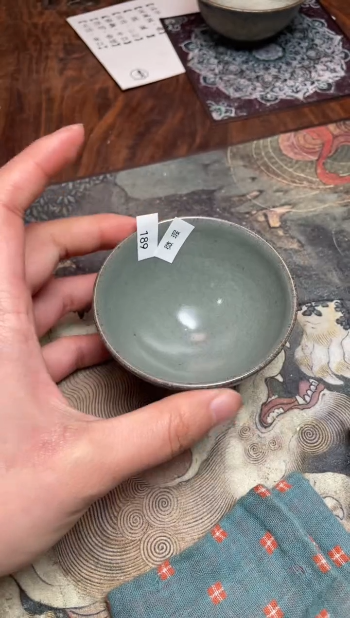 【闪购商品】茶盏189 福临号建盏主人杯（瑕疵介意勿拍）
