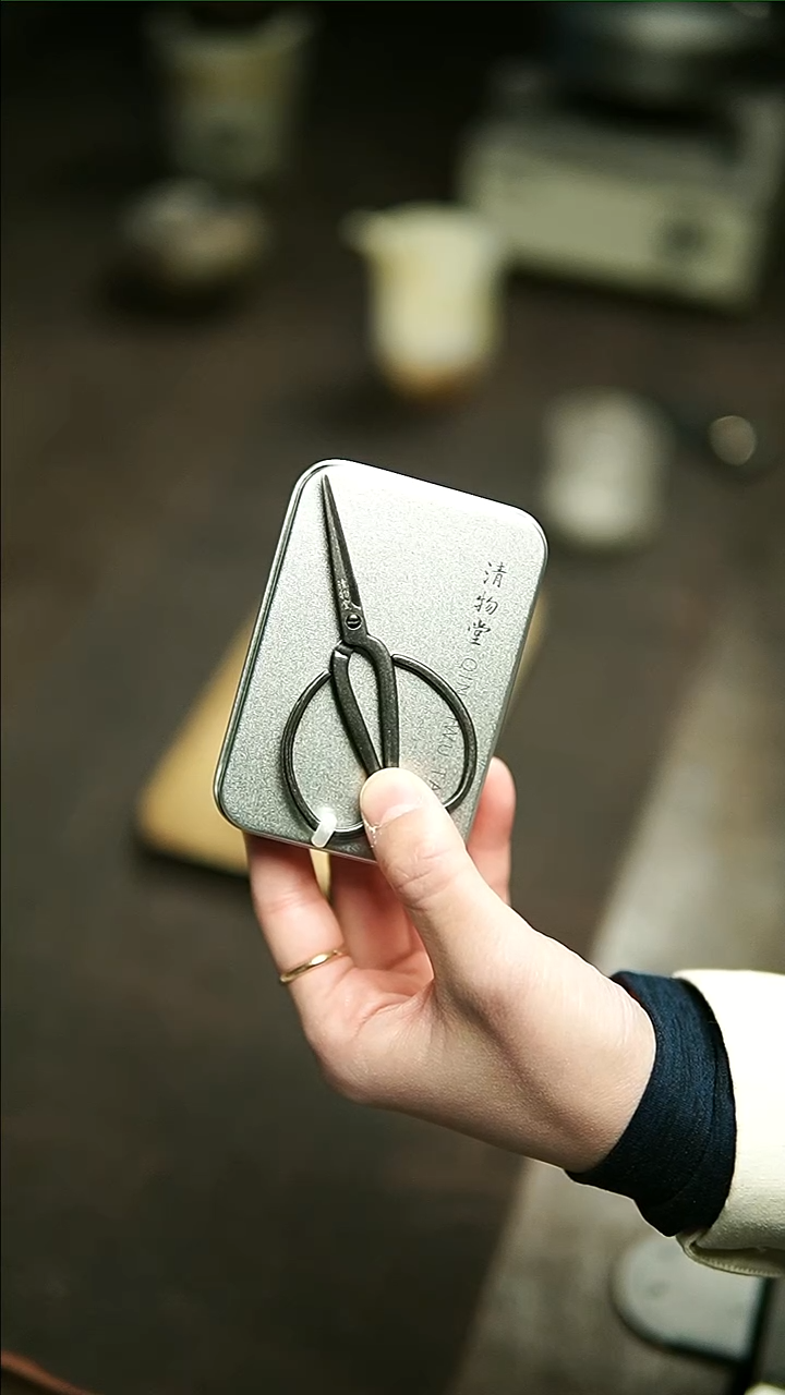 【闪购商品】清物堂全钢手工剪刀