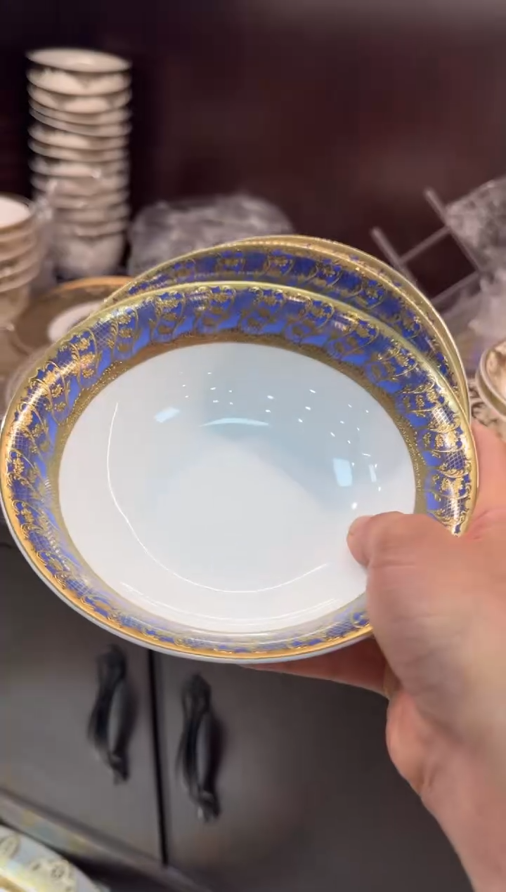 【闪购商品】瓷片6英寸水果碗福利款微瑕 3个