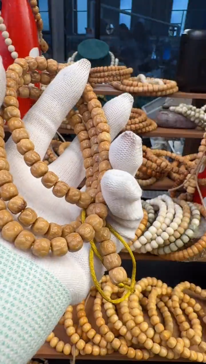 【闪购商品】菩提根/象牙果手串龙脊菩提禅宗脖挂长串卡8 有月